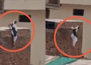 OYO होटल में प्रेमी संग रंगे हाथों पकड़ी गई बहू, खिड़की से छलांग मार भागी, ससुराल वालो ने बनाया वीडियो देखें वायरल वीडियो