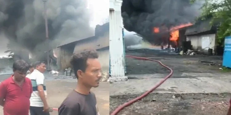 CG Breaking : डामर प्लांट में भीषण आग, करोड़ों के नुकसान की आशंका, दमकल की टीम मौके पर…