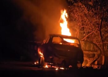 CG Big Road Accident News : जिंदा जले चार दोस्त, 2 की हालत गंभीर, पुल से टकराने के बाद कार में लगी आग