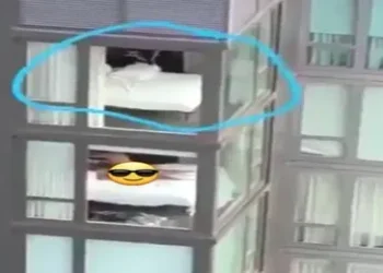 Viral Video : बिल्डिंग में खिड़की खोलकर रोमांस कर रहा था कपल, किसी ने शूट कर कर दिया वायरल देखे पूरा वीडियो