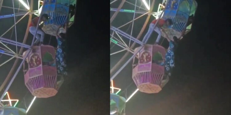 CG Viral Video : मीना बाजार के झूले में बड़ा हादसा, 100 फीट की ऊंचाई पर महिला फंस गयी झूले में, फिर इस तरह किया गया रेस्क्यू