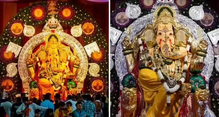 Ganpati : 267 किलो सोना – 350 किलो चांदी …. लालबाग के राजा नहीं, ये है देश के सबसे अमीर गणपति, 474 करोड़ की बीमा पॉलिसी से बना रिकॉर्ड
