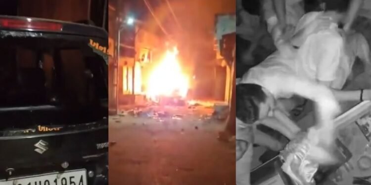 गरबा उत्सव में हिंसक झड़प! दूसरे समुदाय ने जमकर बरसाए पत्थर, दुकानों – गाड़ियों में की आगजनी, 50 से अधिक लोगी की हुई गिरफ्तारी