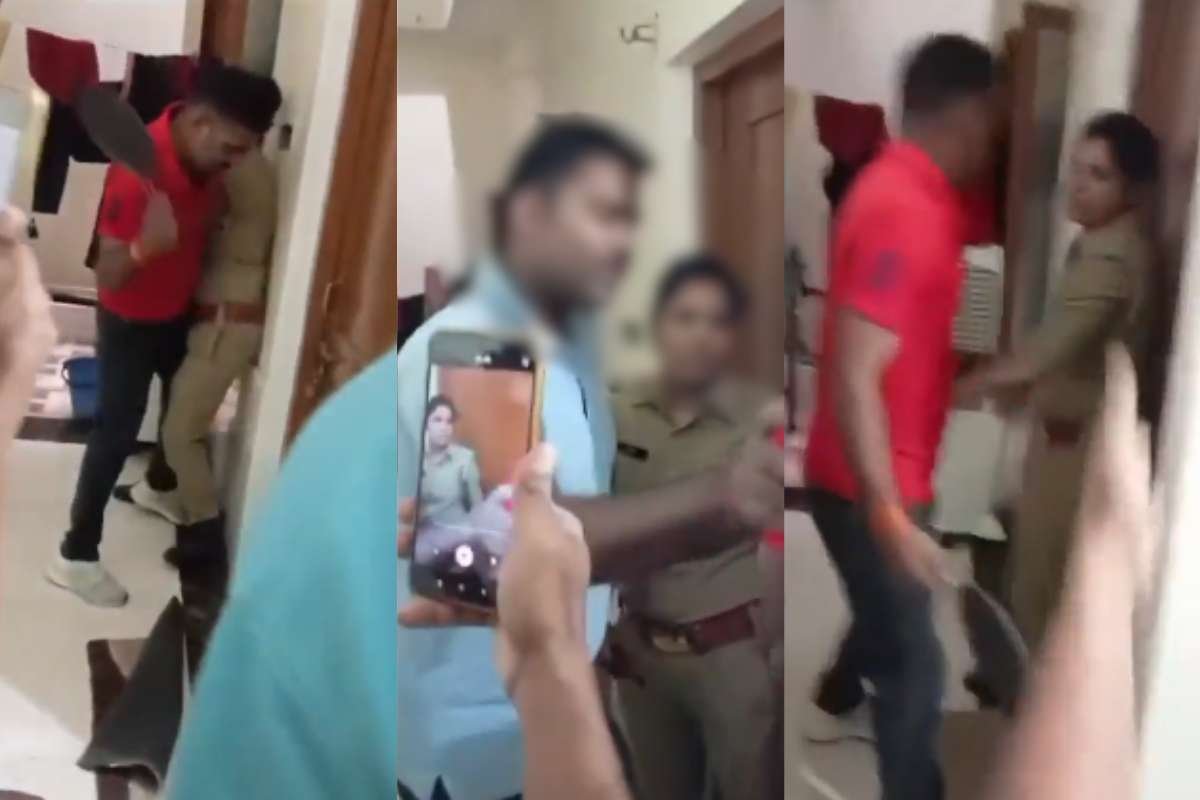 Viral Video : सिपाही के साथ सेक्स करते पकड़ाई महिला पुलिसकर्मी, कॉन्सटेबल पति ने लाइव देखा दोनों का रोमांस, देखे वायरल हुआ वीडियो