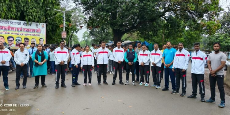 रन फॉर यूनिटी के साथ मनाई गई लौह पुरुष की जयंती थाना परिसर में एकता की शपथ और साइबर जागरूकता कार्यक्रम भी आयोजित