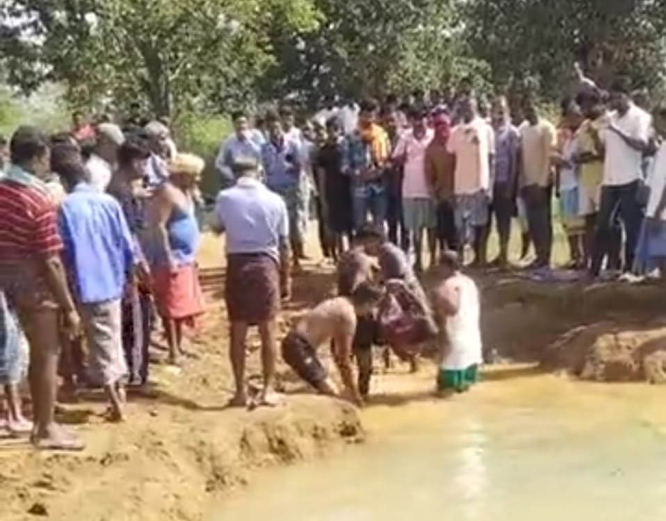 CG : मधुमक्खी के हमले से बचने तालाब में लगा दी छलांग, डूबने से पिता-पुत्र की हुई मौत, 4 घंटे बाद निकल सका शव