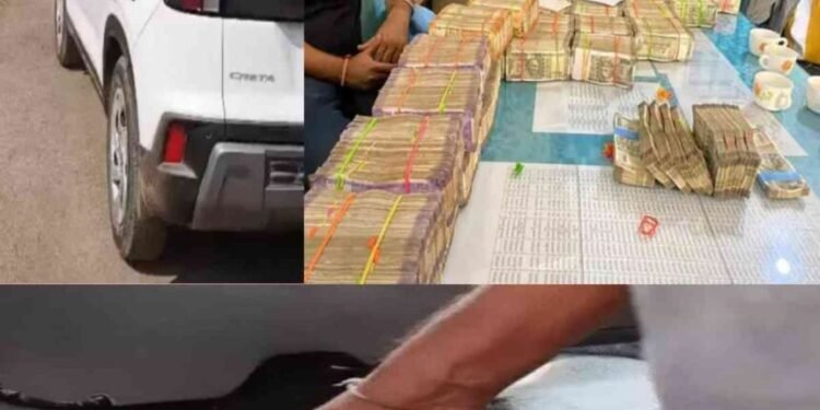 CG Breaking : 3 करोड़ रुपये कैश से भरी कार पकड़ायी, कार के अंदर बनी थी खुफिया तिजौरी, नोटों का जखीरा देख पुलिस के भी उड़े होस