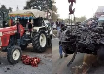Big Road Accident : रेत से भरी ट्रैक्टर-ट्रॉली में जा घुसी तेज रफ्तार फॉर्च्यूनर, पांच लोगों की मौके पर ही मौत