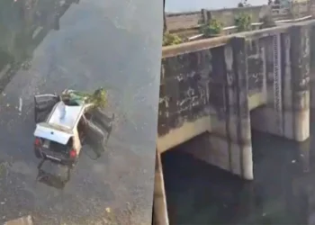 Road Accident : शादी समारोह से लौट रहे अनियंत्रित्र होकर नदी में गिरी कार, 5 लोगों की मौत, चालक गंभीर रूप घायल