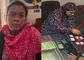 CG Crime : ज्वेलरी दुकान में चोरी करने वाली महिला गिरफ्तार, सोने के टाप्स बरामद