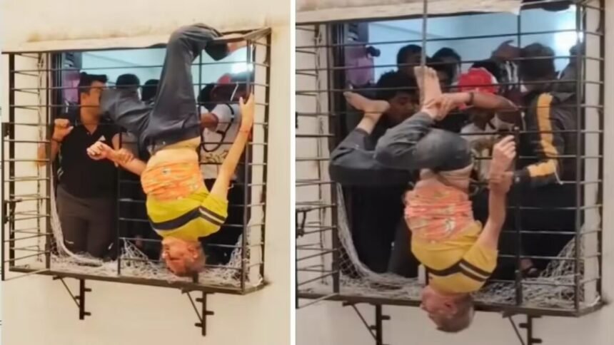 Viral Khabar : सोते – सोते ली करवट और 10वीं मंजिल से गिरे बुजुर्ग, मची अफरा-तफरी
