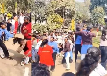 School Viral Video : जहां लहराया तिरंगा, वहीं छात्राओं की जमकर चले लात – घूंसे वीडियो बनाकर तमाशा देखते रहे लोग, देखे वायरल वायरल