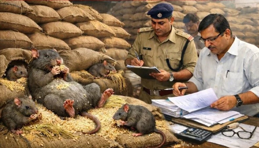 कवर्धा के बाद अब …. जिले में चूहे खा गये 5.71 करोड़ रुपए का धान, संग्रहण केंद्र में 18 हजार 433 क्विंटल धान का शॉर्टेज, अब अधिकारी बता रहे…