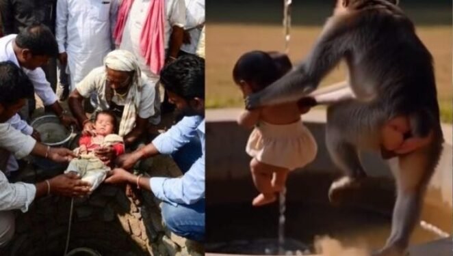 CG News : बंदर ने मां की गोद से छीनकर नवजात को कुएं में फेंका, फिर हुआ ये चमत्कार