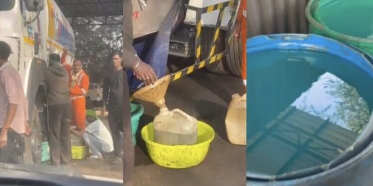 CG News : कबाड़ की आड़ में एचपी के टैंकरों से डीजल की चोरी, पुलिस ने दी दबिश, एक लाख का डीजल जब्त, देखे पूरा वीडियो