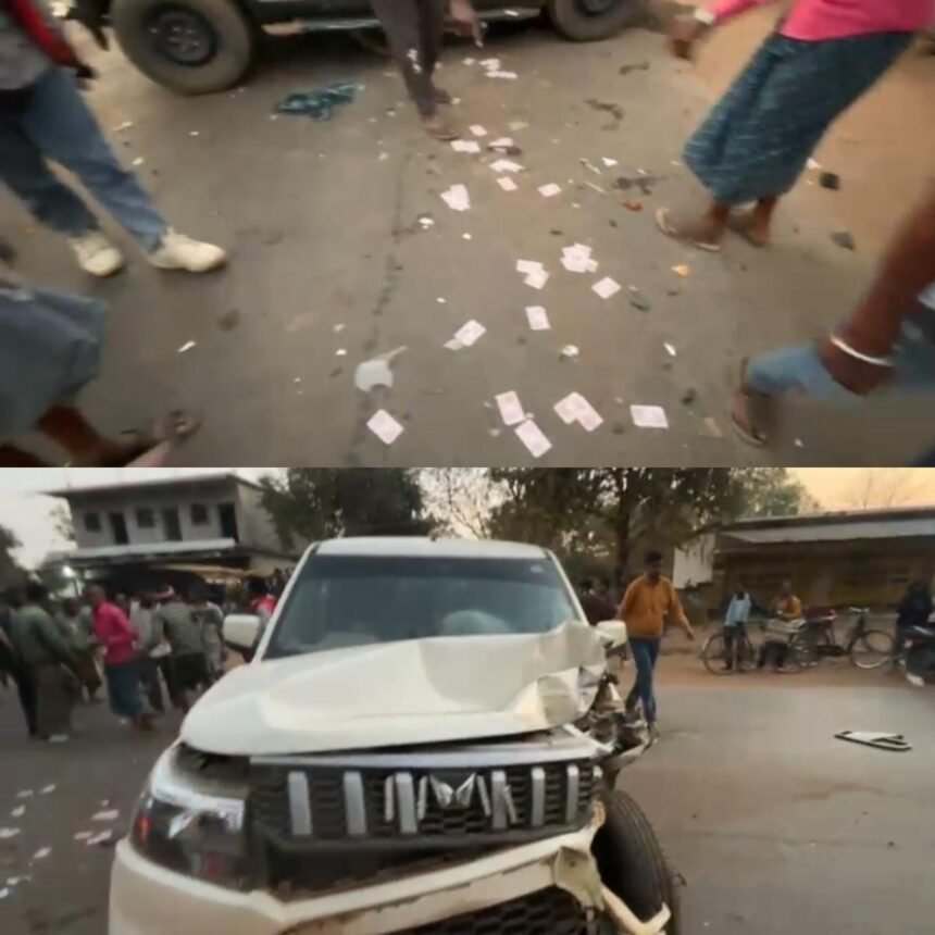 CG Breaking : कांग्रेस प्रदेश अध्यक्ष दीपक बैज की फॉलो गाड़ी दुर्घटनाग्रस्त, सड़क पर बिखरे मिले बोतलें और ताश के पत्ते