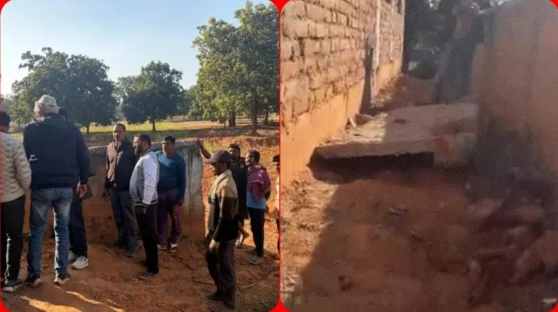 CG News : घटिया निर्माण ने ले ली छात्र की जान निर्माणाधीन आंगनबाड़ी भवन का छज्जा छात्र पर गिरा …. मौके पर मौत