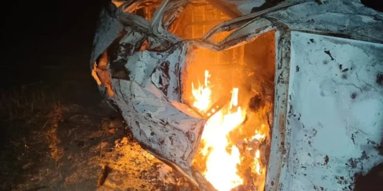 Korba Road Accident : भीषण सड़क हादसा, पुल से गिरकर कार में लगी आग, दो लोगों की जिंदा जलकर मौत