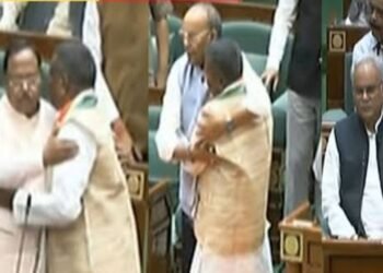 CG : जेल से छूटने के बाद पहली बार विधानसभा पहुंचे कवासी लखमा, सदन में गर्मजोशी से BJP नेताओं से मिले गले