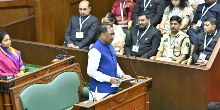 CG : सदन में CM साय का तीखा हमला, बोले, सुशासन, सुरक्षा व विकास के त्रिस्तरीय एजेंडे पर सरकार कर रही काम