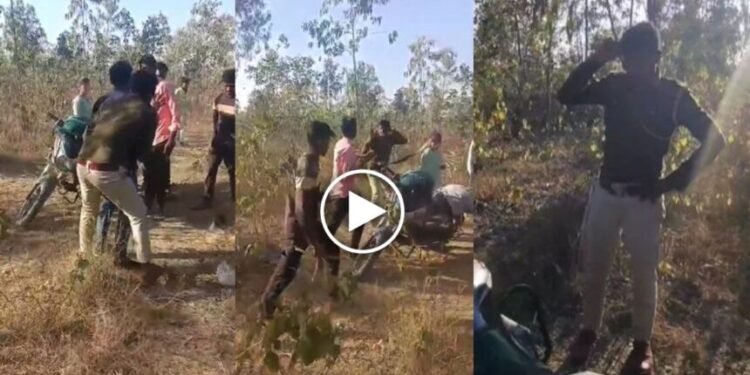 CG Viral Video : गर्लफ्रेंड के साथ … इस हालत में पकड़ाया जवान, युवकों ने बेरहमी से पीटा, फिर गाना बजाकर जबरन करवाया डांस