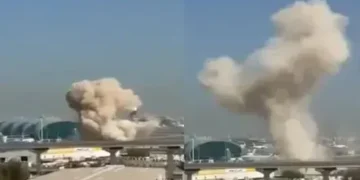 दुबई इंटरनेशनल एयरपोर्ट पर उड़ान का इतंजार कर रहे थे यात्री, तभी अचानक हुआ ड्रोन से हमला, धमाके का वीडियो देख सन्न रह जाएंगे आप देखे वायरल वीडियो