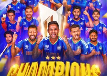 IND vs NZ T20 Final : भारत बना टी20 वर्ल्ड कप 2026 का चैंपियन फाइनल में न्यूजीलैंड को 96 रन से रौंदकर तीसरी बार जीता खिताब