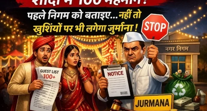 CG News : शादी – बर्थडे में मेहमानों पर होगी अब निगम की निगरानी, 100 से अधिक मेहमानों की जानकारी नही देने पर लगेगा जुर्माना
