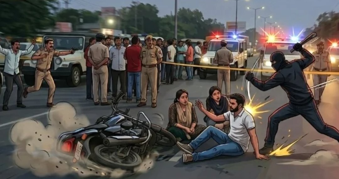 CG Crime : बाइक सवार दंपती पर जानलेवा हमला, घटना में पत्नी की मौत पति की हालत गंभीर, रात में घर लौट वक्त बदमाशों ने किया हमला