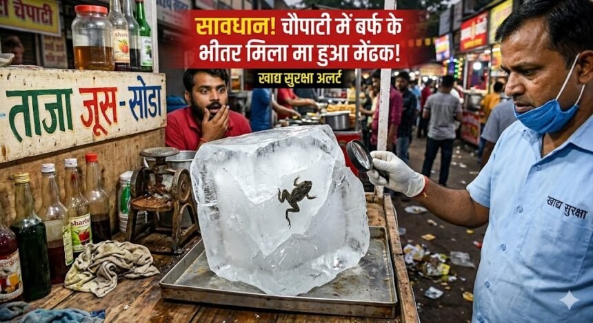 Korba Breaking : सावधान जूस में ज़हर चौपाटी में बर्फ के भीतर मिला मरा हुआ मेंढक, वीडियो वायरल देखे पूरा वीडियो