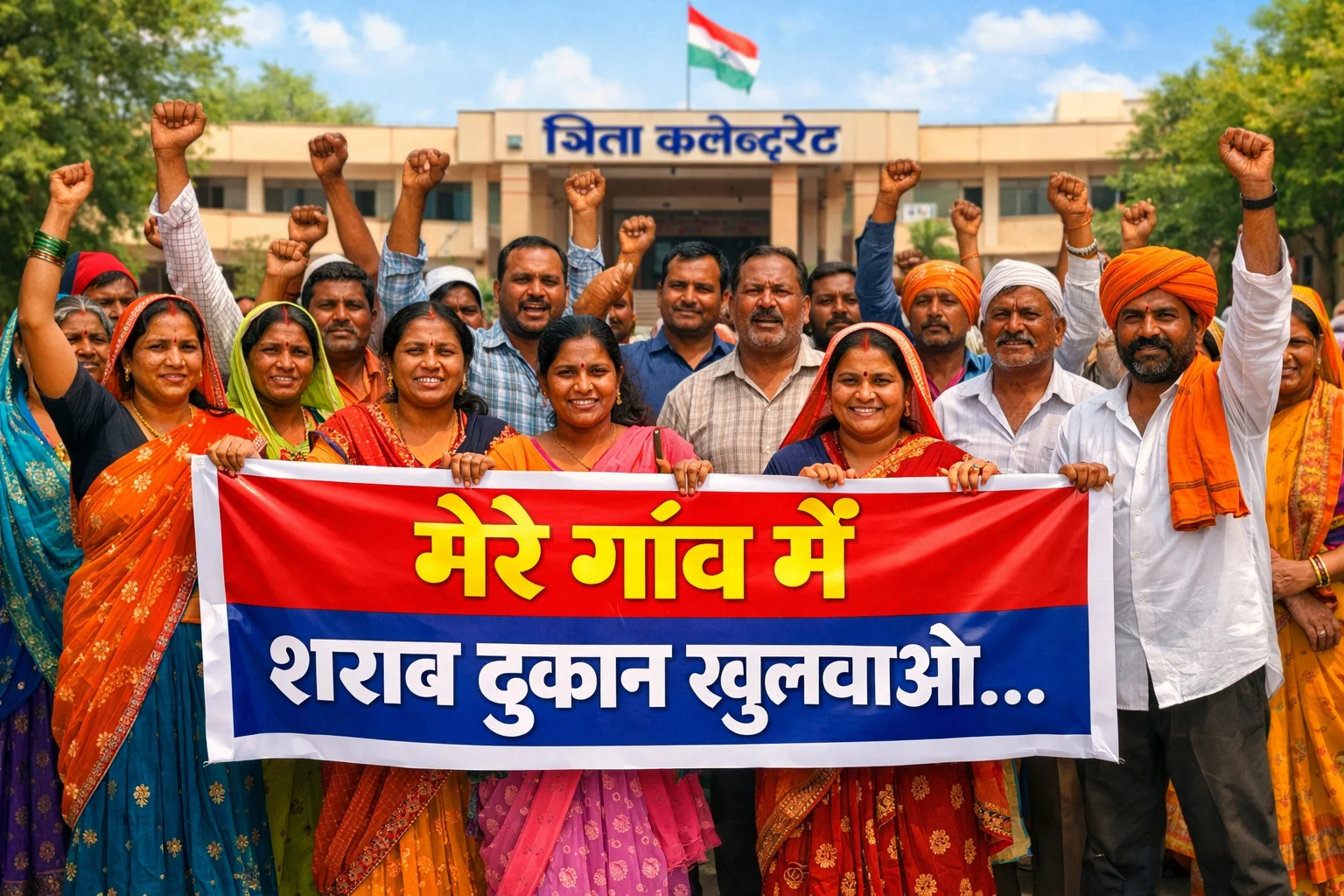 CG News : “मेरे गांव में शराब दुकान खुलवाओ” दारु दुकान की मांग को लेकर दर्जनों ग्रामीण पहुंचे कलेक्टरेट, बतायी ये खास वजह…