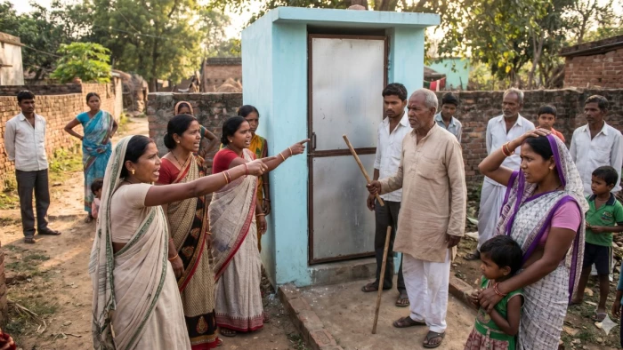 Korba : बहुओं के नाम पर बने सरकारी शौचालय को ससुर और जेठ ने बेच दिया, मामला पहुंचा थाने, पुलिस ने दर्ज किया FIR