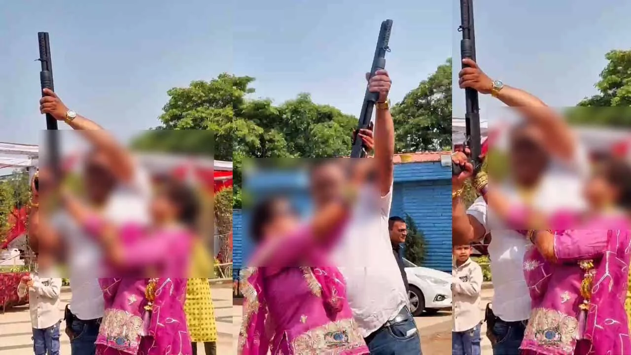 CG News : भाजपा नेताओं की ठांय – ठांय शादी समारोह में खुलेआम फायरिंग, BJP नेत्री ने चलाई गोली, वीडियो वायरल होते ही मचा बवाल