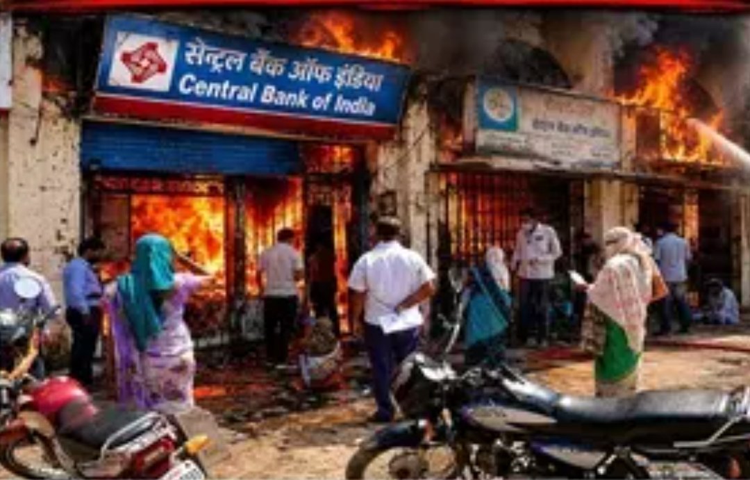 CG Fire News : सेंट्रल बैंक में मची अफरातफरी, जान बचाकर भागने लगे लोग, घटना का वीडियो देख दहल उठेगा दिल