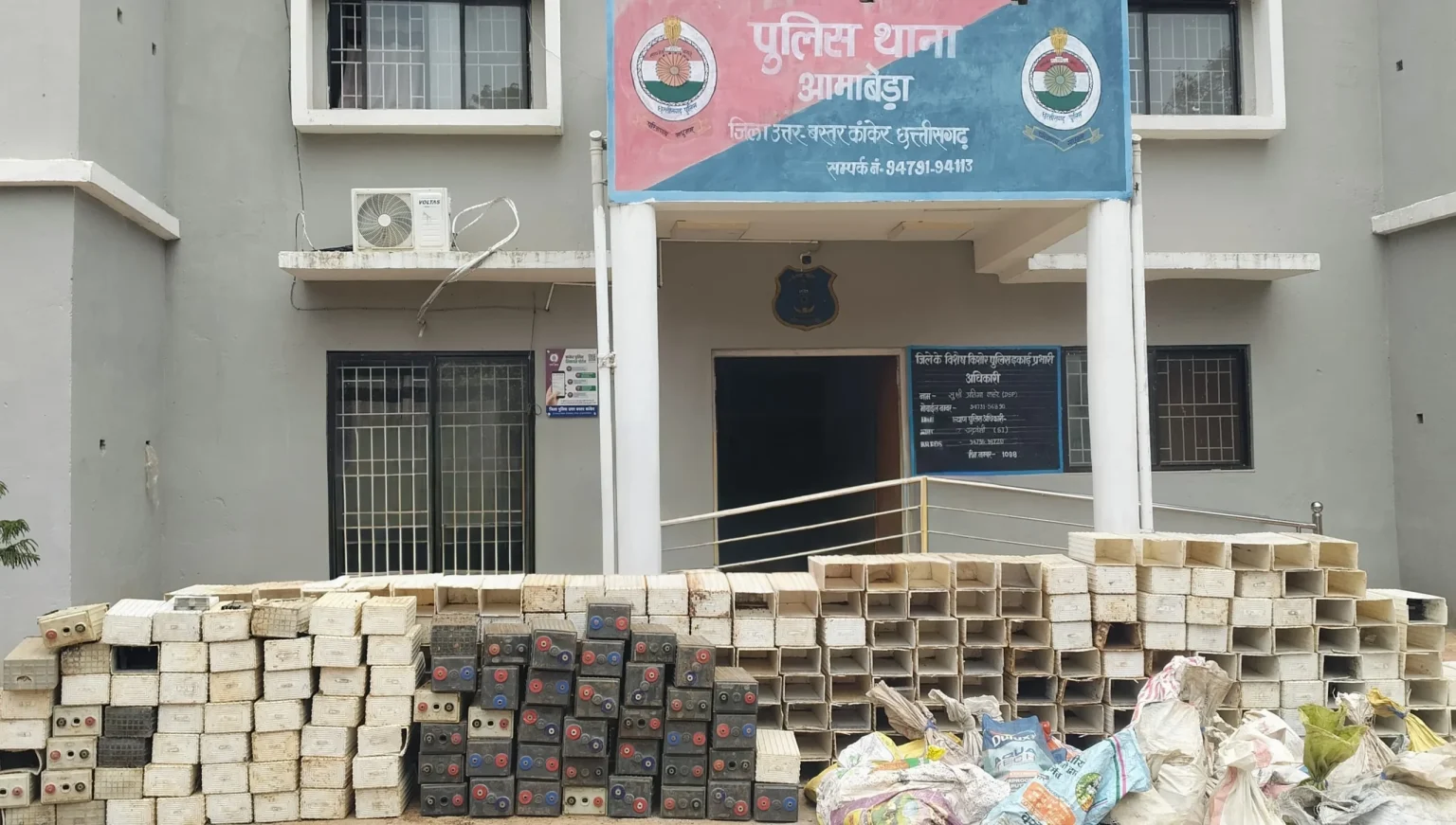CG Crime : बैटरी चोरी गैंग कंपनी का कर्मचारी ही निकला गिरोह का मददगार, 6 आरोपी गिरफ्तार