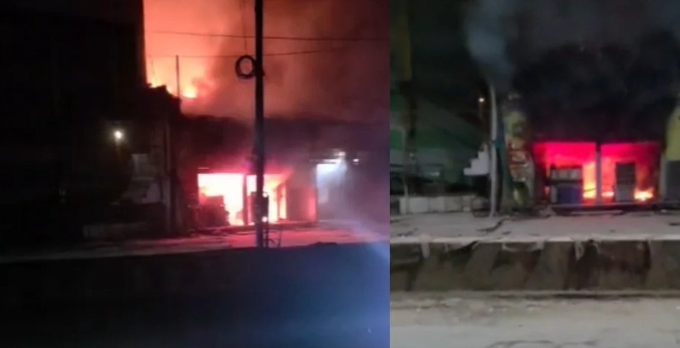 CG Breaking : कुछ ही मिनटों में राख हुआ तखतपुर का प्रसिद्ध होटल, आग से लाखों की संपत्ति स्वाहा