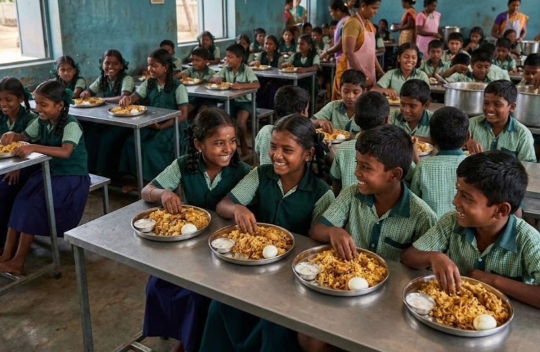 ‘स्कूली बच्चों को मध्याह्न भोजन में मिलेगी चिकन बिरयानी’ शिक्षा मंत्री ने पेश किया प्रस्ताव, जानिए कब से मेन्यू में होगा शामिल