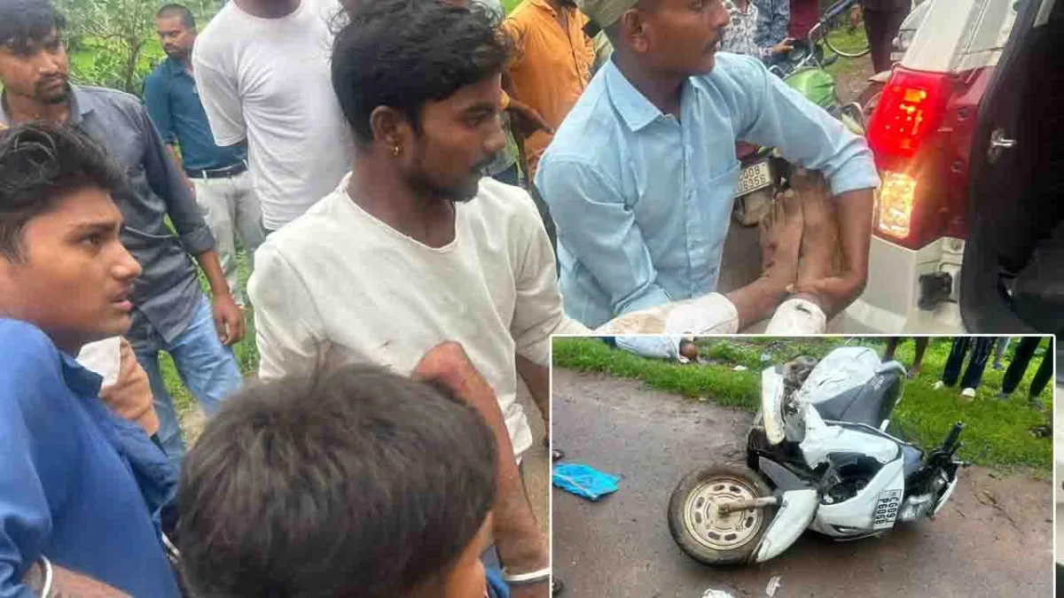 CG Road Accident : भीषण सड़क हादसे में शिक्षक सहित तीन की मौत, उधर, बाईक को ट्रैक्टर ने मारी टक्कर, तीन दोस्तों की हालत नाजुक