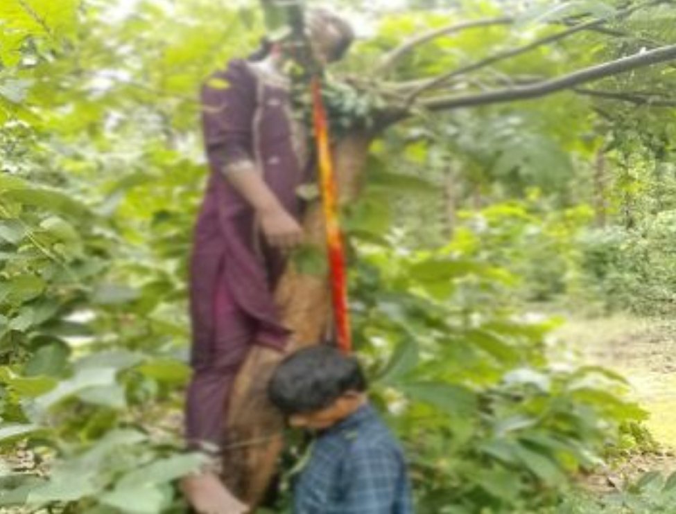 CG News : जंगल में एक ही फंदे पर लटके मिले युवक-युवती के शव